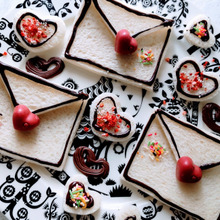 【チョコペンいらない】バレンタイン2Ⅾラブレターパン♡特別な道具なし♡15分で完成?!親子で作ろう♪