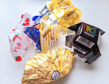 チョコやお菓子の包み紙、捨てるの待ったーー!便利アイテムに大変身するよ♡【100均グッズ活用】