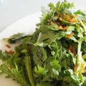 鍋以外でも食べて欲しい☆春菊の選び方や保存方法!