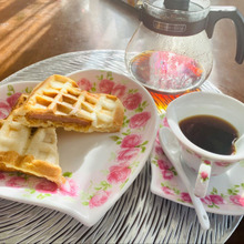 時短!ワッフルメーカーでホットサンド!早起きが楽しみになるかも〜