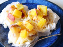 砂糖不使用でこの美味しさ♡さつま芋の米粉蒸しパン