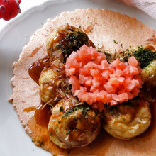 【バレンタイン】大阪の「たこせん」アレンジ!ハートのたこ焼き&ハート紅しょうのたこせん♪