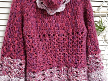 バレンタインデートに着たい!ベリー色のセーター編んだよ