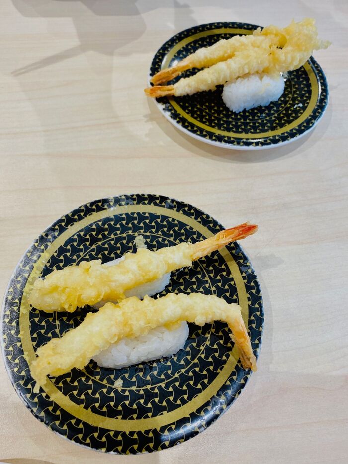 はま寿司で人気のえび天にぎりをまねてみた〜