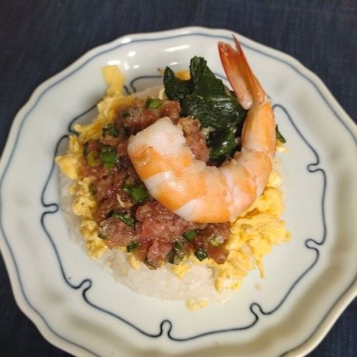 ご飯に好物をのせただけの一品を喜んでくれた