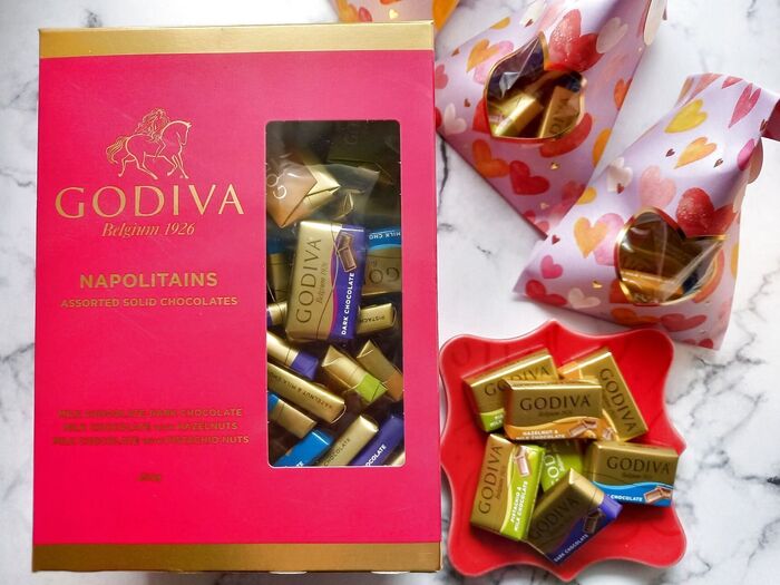 【コストコ】バレンタインデー♪たくさんのチョコを個包装にしてプレゼント用に♪