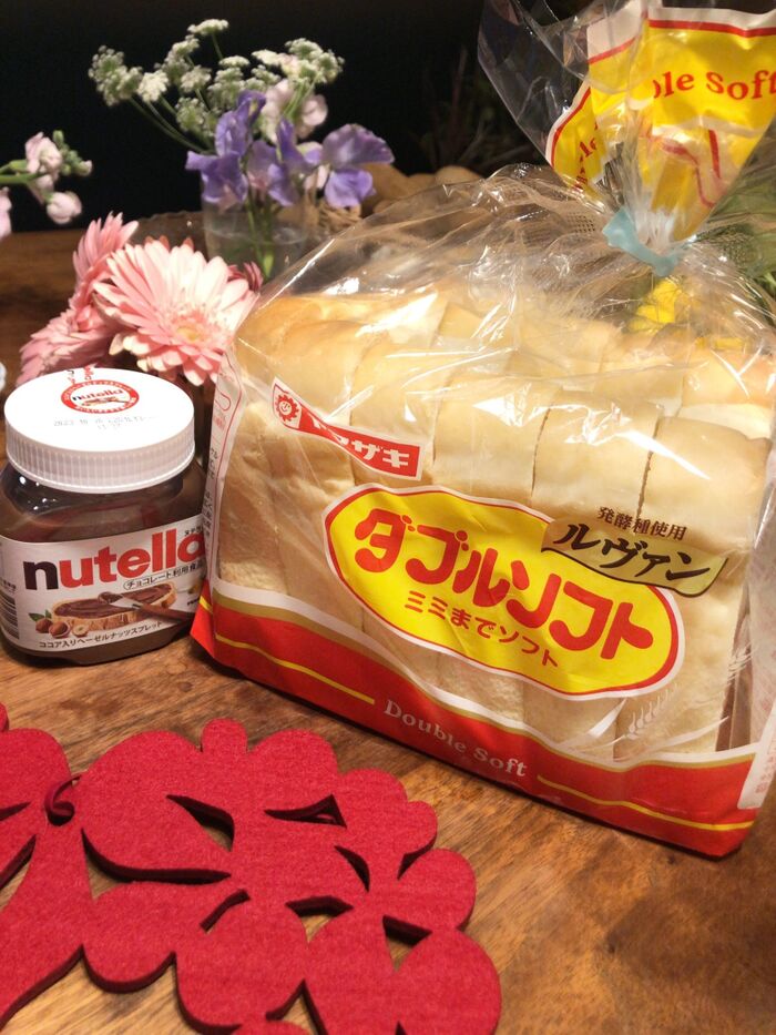 ダブルソフトと、今回はヌテラ。