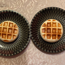 編み目の焼き色、これな〜んだ(^○^)