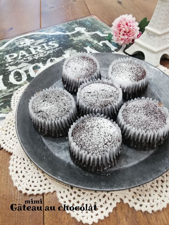 板チョコなのに本格的!濃厚チョコケーキ
