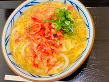 丸亀製麺の「紅生姜新玉あんかけうどん」をまねてみた!