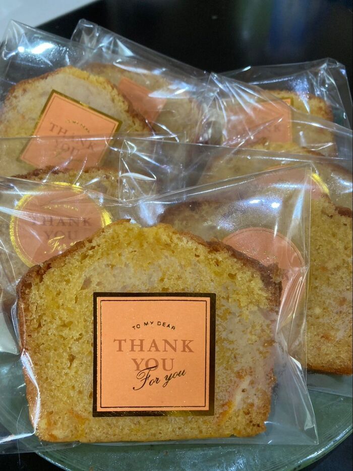 国産オレンジのケーキでホワイトデーのお返し♪