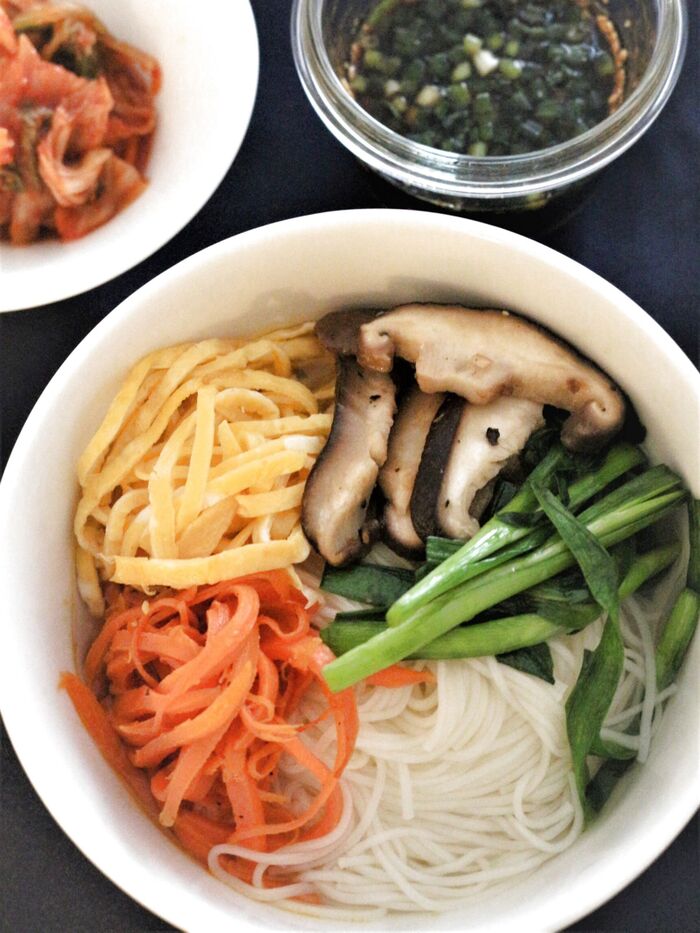 韓国温麺(チャンチグッス) 잔치국수