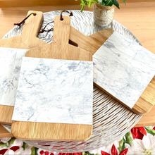 大理石調のカッティングボードをマネて作ってみたよ