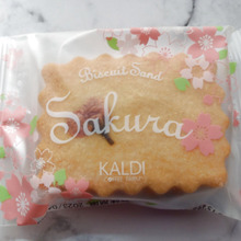 【KALDI】桜咲く春爛漫のカルディ―♪ビスキュイサンドさくら♡