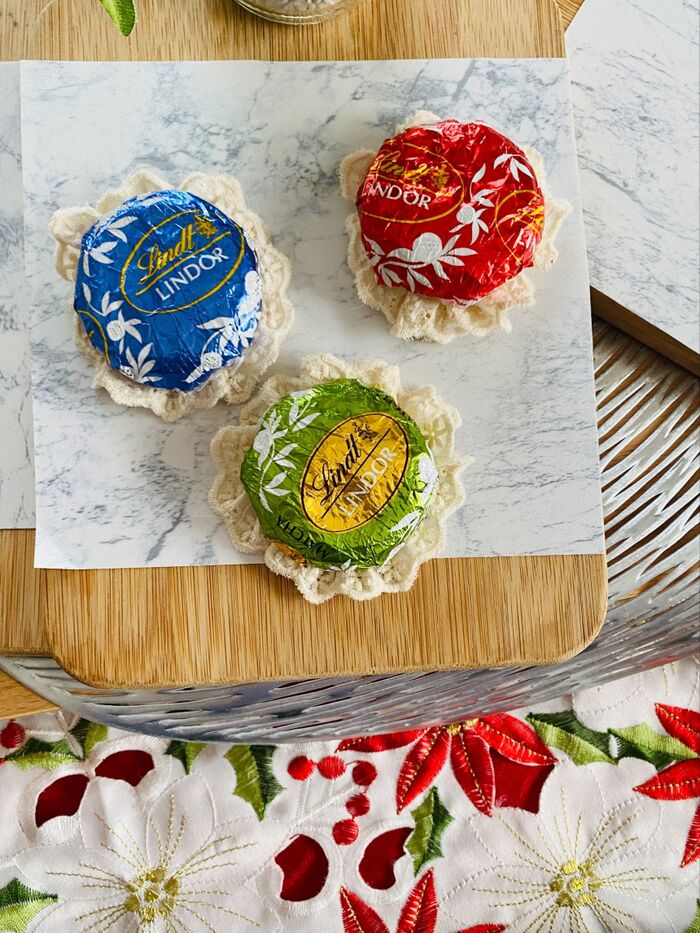 リンドールトリュフチョコレートパッケージで、なんと!缶バッチ