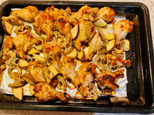 混ぜて焼くだけ!手羽元のBBQソース焼き