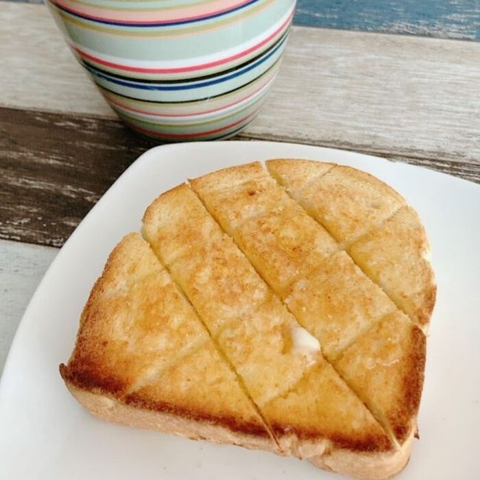 【パン好きのためのバターカット】トーストに穴を空けない形はこれしかない!