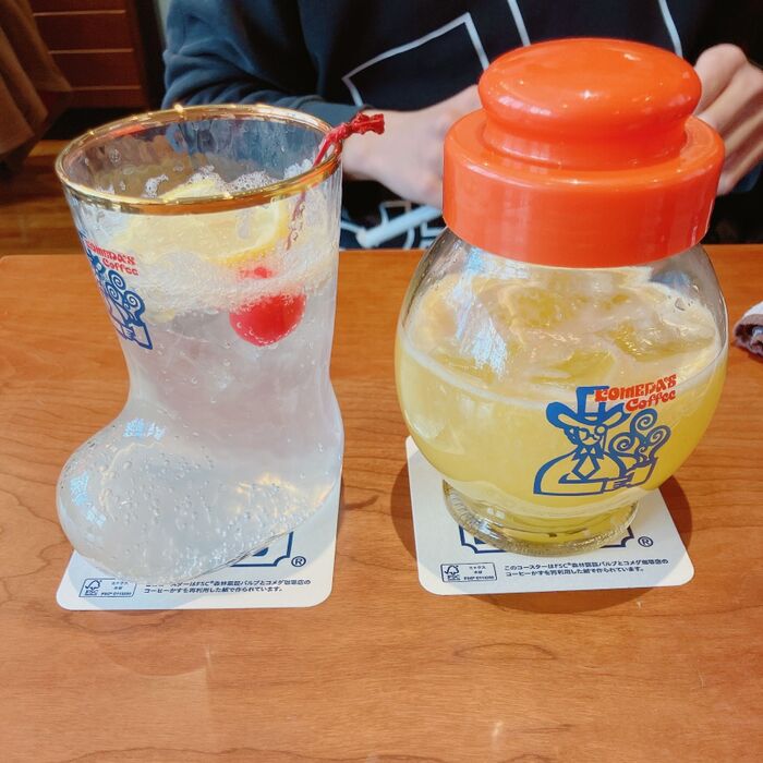 【コメダ珈琲店】自然の酸味が美味しい！生レモンスカッシュとサマージュース