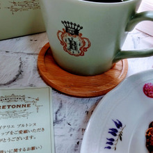 優れもの♡数量限定品♡ブルトンヌ オリジナルマグカップ(木製フタ付)