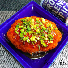 【おうち居酒屋ごはん】ご飯が進む♪粒マス照り焼き新玉豚バーグ