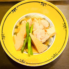 たけのこといんげんの含め煮