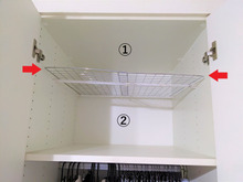 3つの材料で収納を倍に!!