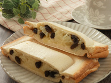 甘塩っぱさがクセになる「たっぷりじゃがいもとレーズンのホットサンド」