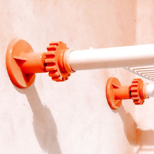 【つっぱり棒活用例】トイレスッキリ収納~!