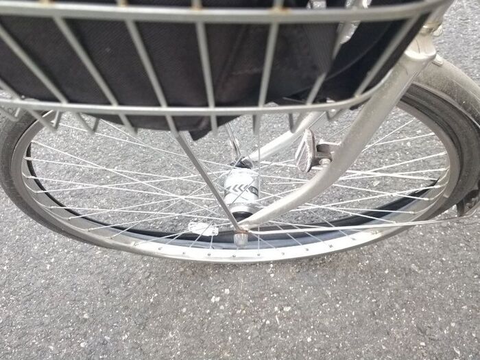 長男の自転車