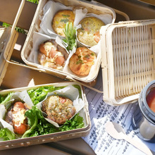 【ホットケーキミックス】簡単!お惣菜パン風マフィン弁当♪