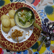 spicecurry探訪 75/100 『cookyなグリーンカレー もちパパstyle』