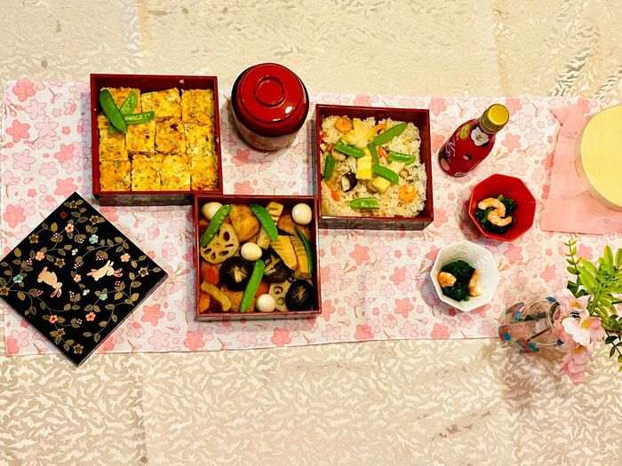 冷めても美味しいお花見弁当