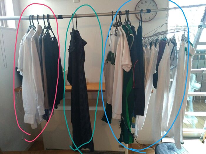 短縮家事に成功。洗濯物は1割しかたたまない!