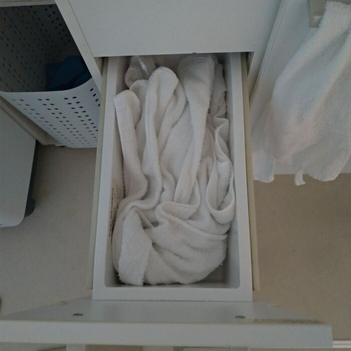 タオル類はいつもこんな感じ