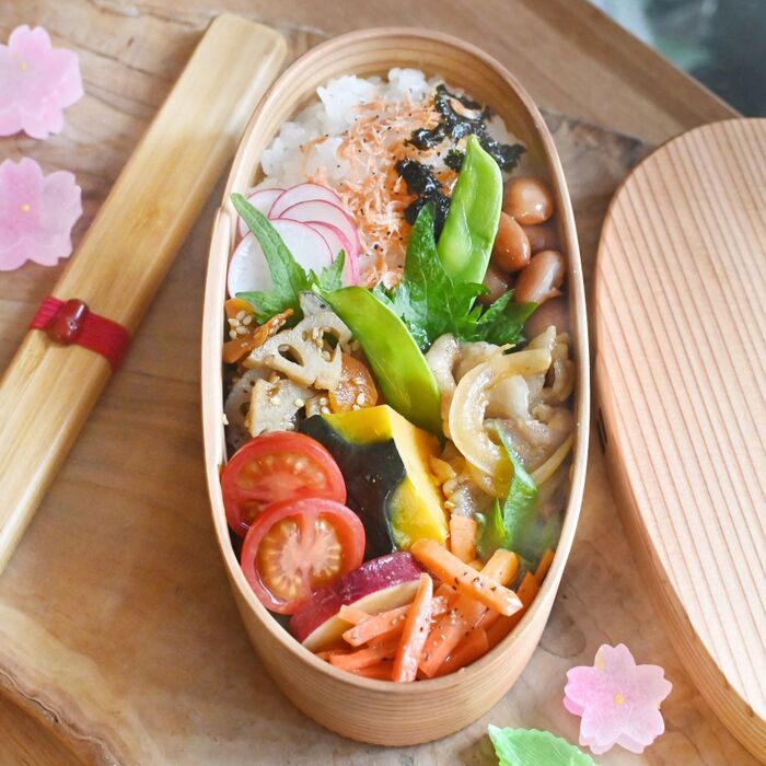 ♪お花見お一人さま弁当♪