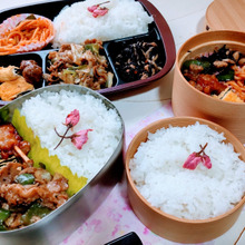 【お花見弁当】桜の季節には、3分ほどの手間で差がつく「あっという間にお花見弁当」♪