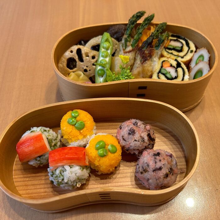 野菜たっぷり彩り弁当【お花見弁当】