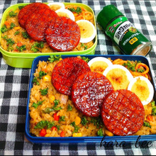 あったかご飯に混ぜるだけ~♪オイマヨカレーピラフ弁当