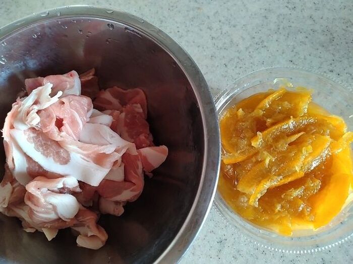 肉とマーマレード