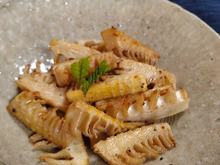 【たけのこ】のピリ辛揚げ