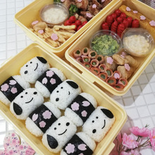 お家にあるもので!簡単♡スヌーピーでお花見弁当