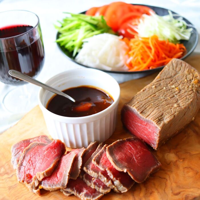 新年度の体力UPに!アイラップで作る和風ローストビーフ