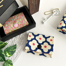 ハギレ活用!がばっと開いて中が見やすいコインケース