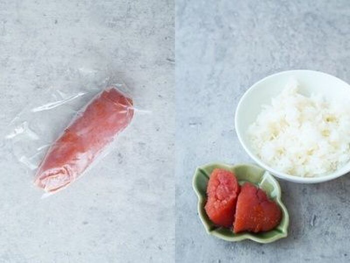 冷凍保存:明太子ごはん