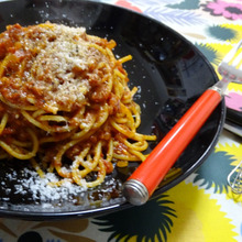 お家lunch pasta al pomodoro