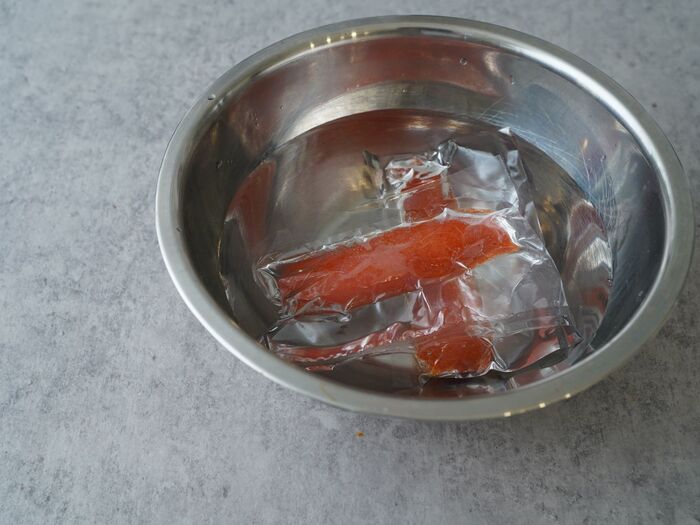 明太子も小分け冷凍