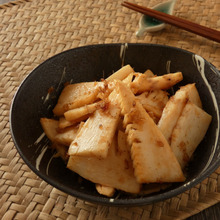 かつお節たっぷり!「タケノコの香ばししょう油炒め」