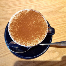 今日のキャフェ「coq1f」espressoとTiramisù