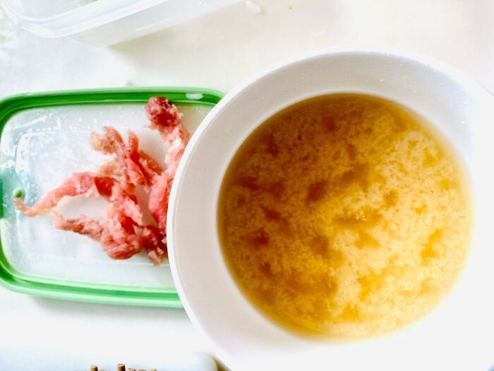 オマケ!簡単レンチン豚汁