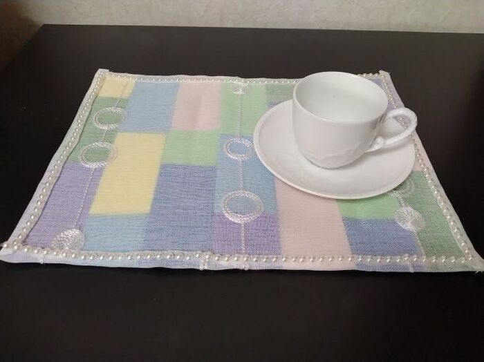 縫わない【はぎれ】ティーマット